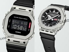 从左到右（如图），卡西欧 G-Shock GM-5600M-1 和 GM-2100M-1A。(图片来源：Casioblog）