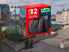 图中所示的 Switch 2 EA Sports FC 27 主机套装