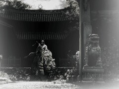 下一款《黑色神话》游戏中骑虎的钟馗。(图片来源：游戏科学）