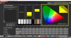 CalMAN ColorChecker（配置文件：P3）