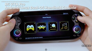 Anbernic RG Vita Pro 上的 Linux 主屏幕。