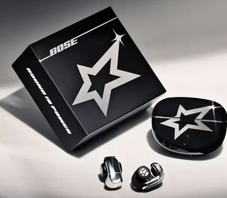 Bose x LISA Ultra Open Earbuds 徽标包装。(图片来源：Bose）