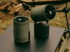 三星 Freestyle x Helinox投影机将有一个定制的皮肤，和电池携带箱。(图片来源：三星)