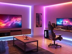 Govee 用于墙衬的霓虹绳灯与物质兼容。(图片来源:Govee)