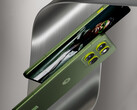 摩托罗拉 Edge 70 的 Pantone 青铜绿配色。(图片来源：via Evan Blass）