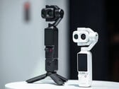珍珠白的 DJI Osmo Pocket 4P。