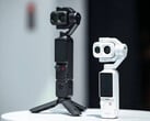 珍珠白的 DJI Osmo Pocket 4P。