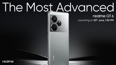 Realme GT 6 将于 6 月 20 日发布，搭载骁龙 8s 第三代处理器（图片来源：Realme [编辑）
