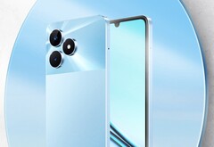 Realme Note 50 的外壳特别薄，设计也很现代。(图片：Realme）