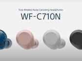 索尼 WF-C710N 耳机有四种颜色可供选择。(图片来源：索尼）