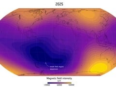 2025 年南大西洋异常的示意图(图片来源:Finlay, C.C. et al.)
