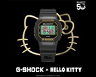 卡西欧 G-SHOCK x Hello Kitty DW-5600KT24-1 JR（图片来源：卡西欧）
