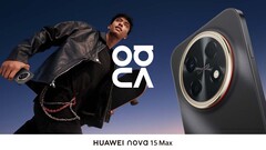 黑色配色的华为 Nova 15 Max