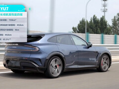 小米 YU7 Max SUV 续航测试。(图片来源:搜狐)