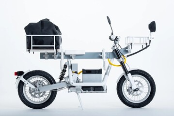 高配置的 Osa 实用轻便摩托车（图片来源：CAKE）