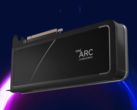 英特尔ARC A770内置16GB的GDDR6 VRAM。(来源：英特尔)