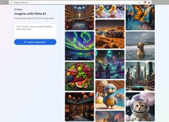 想象一下 Meta AI 主页(来源:Own)