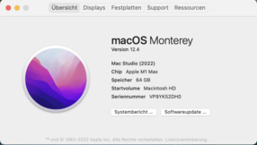 Mac Studio的测试配置