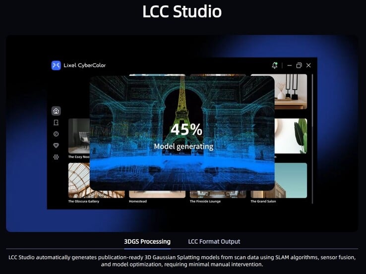 LCC Studio 根据相机数据创建 3D 模型