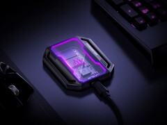 宏碁新款游戏固态硬盘采用了引人注目的 RGB 灯光设计（图片来源：Acer）