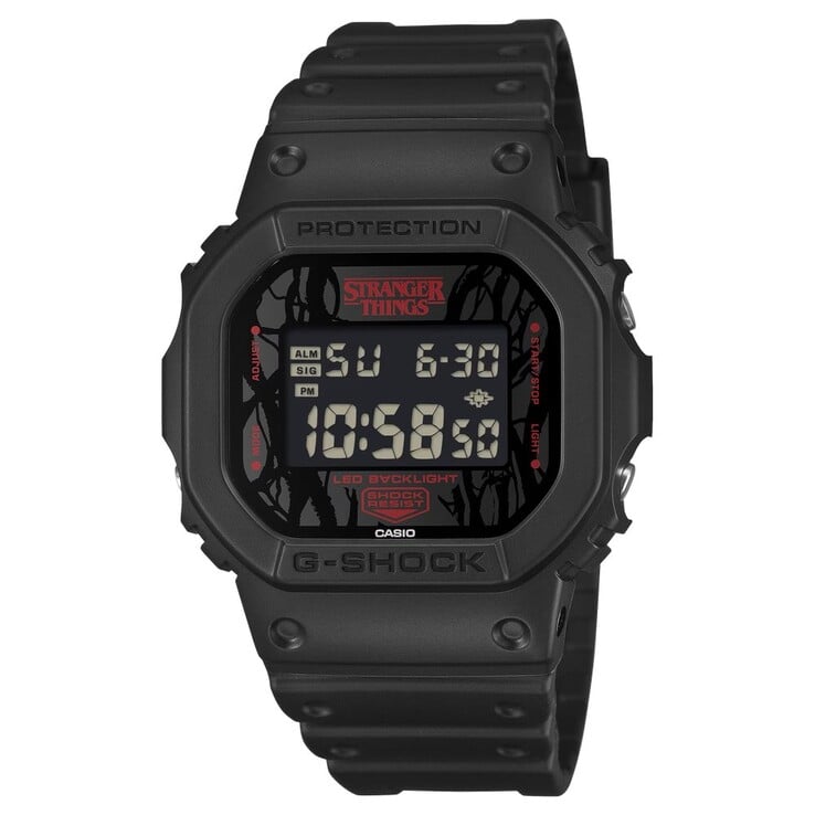 卡西欧 G-Shock DW-5600STT-1 手表。(图片来源：卡西欧）