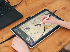 动漫艺术家可以使用任何 PC 或 Mac 在 Wacom One 14 手写显示屏上绘画。(图片来源：Wacom）