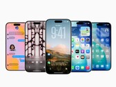 iOS 26 允许第三方应用程序使用动画音乐锁屏。显示多部 iPhone 的通用图片。(图片来源：Apple)