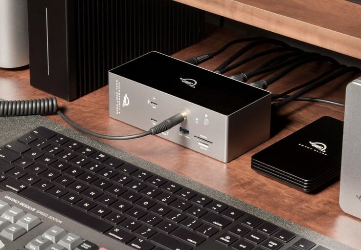 OWC Thunderbolt 5 扩展坞采用高端设计，并配备了更可靠的 Airport 接口。 