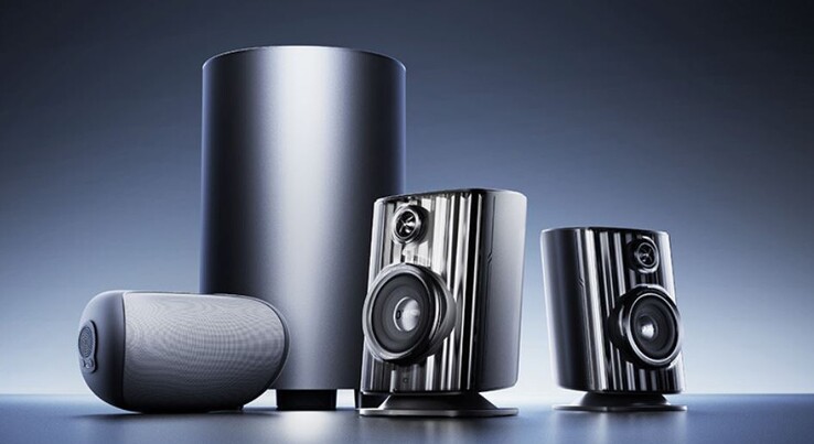OXS 新型扬声器系统的某些型号配备了内置扬声器的 "颈枕"（图片来源：OXS）