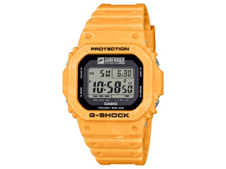 卡西欧 G-Shock 日本冲浪者基金会手表。(图片来源：卡西欧）