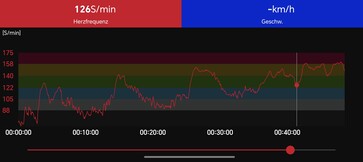使用 Polar H10 胸带测量心率