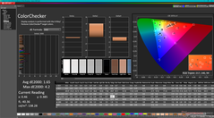 校准前的ColorChecker