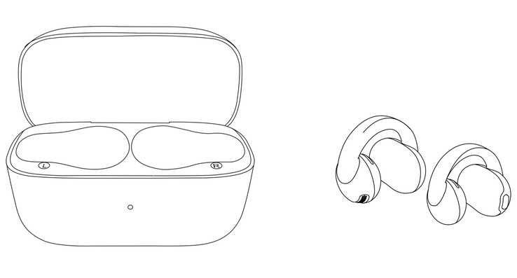 Anker soundcore C50i 耳机草图。(图片来源：AnkerInsider）