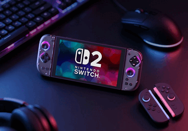 Abxylute的Joy-Con 2替换配件配备RGB灯光。