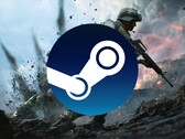带有 Steam 徽标的《战地 2042》横幅（图片来源：Steam，有编辑）。