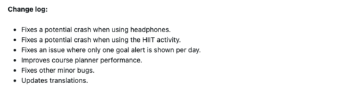 Garmin 测试版 16.37 的发布说明