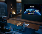 运行 HarmonyOS 并由华为传统遥控器控制的 Mate TV Pro。(图片来源：华为）