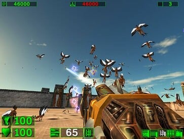 图为:《Serious Sam Classic: The First Encounter》的游戏截图。