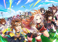 Umamusume：Pretty Derby》在 Steam 上的发布带来了全英文支持：界面、配音和字幕。图为游戏截图。(图片来源：Cygames, Inc.）