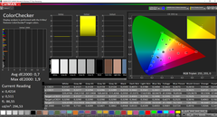 CalMAN: color accuracy (calibrated)