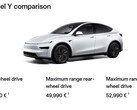 长续航 RWD Model Y Juniper 的额定续航里程为 386 英里（图片来源：特斯拉）