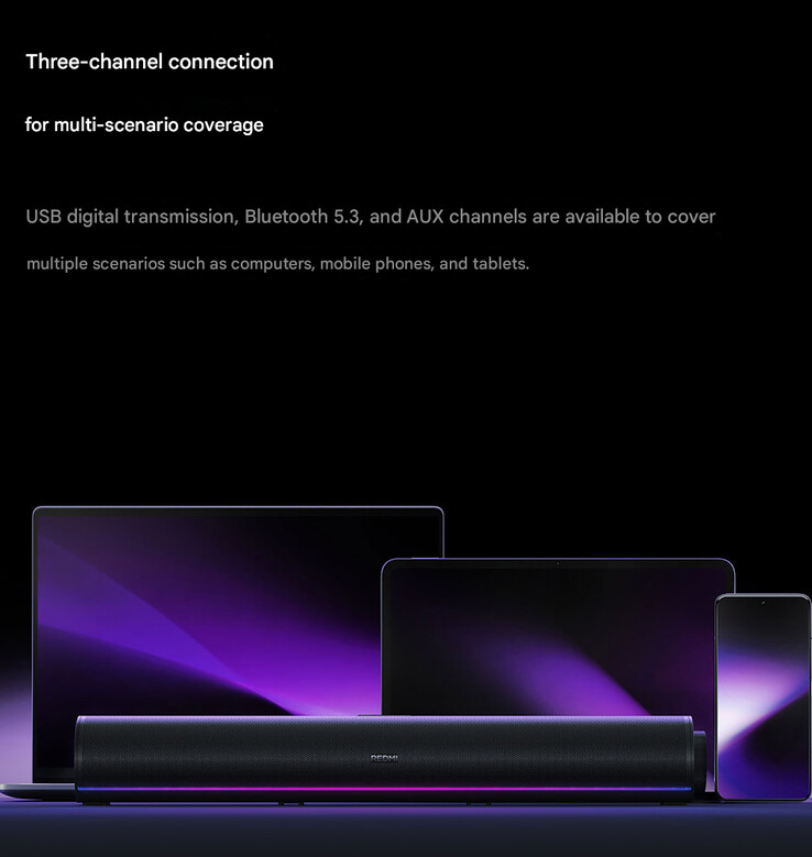 红米桌面扬声器 2 Pro 的连接模式（图片来源：Xiaomi - 机器翻译）