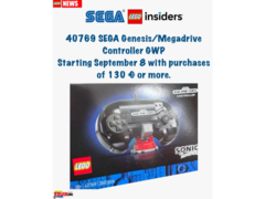 乐高复制品世嘉《创世纪》手柄（图片来源：Itavix bricks Instagram）。