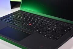 联想 ThinkPad P14s Gen 6 英特尔版的键盘（图片来源：Benjamin Herzig）