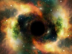 艺术家绘制的黑洞插图。(图片来源:Geralt - Pixabay)