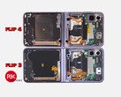 Galaxy Z Flip4在外部和内部都与它的前辈相似。(图片来源: PBKreviews)
