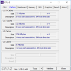 System info: CPU-Z Cache