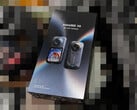 Insta360 X6零售包装的特写镜头。