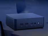 VM61 可通过 USB-C 接口供电。图为:展示这款迷你电脑正面的宣传图。