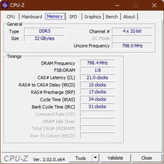 CPU-Z内存